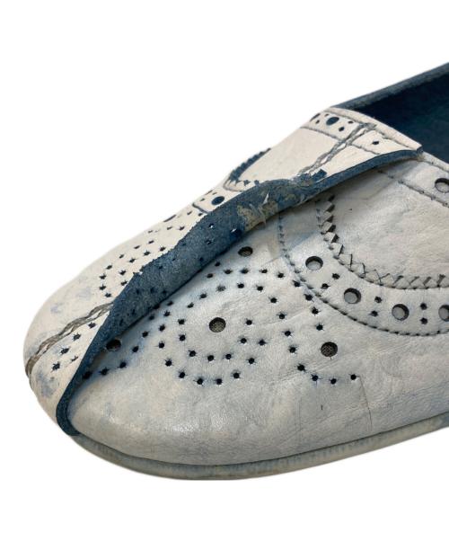 TAO COMME des GARCONS（タオ コムデギャルソン）TAO COMME des GARCONS (タオ コムデギャルソン) Eyelet Detail Ballerina Shoes ホワイト サイズ:22.5㎝の古着・服飾アイテム