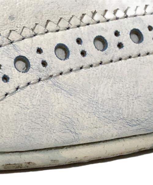 TAO COMME des GARCONS（タオ コムデギャルソン）TAO COMME des GARCONS (タオ コムデギャルソン) Eyelet Detail Ballerina Shoes ホワイト サイズ:22.5㎝の古着・服飾アイテム