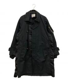 sacai（サカイ）の古着「Cotton Oxford Coat」｜ブラック