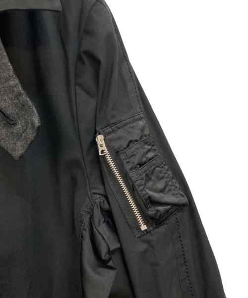 sacai（サカイ）sacai (サカイ) Cotton Oxford Coat ブラック サイズ:3の古着・服飾アイテム