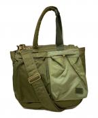 PORTER×sacaiポーター×サカイ）の古着「Pocket Tote Medium」｜カーキ