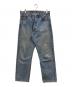 A.PRESSE（アプレッセ）の古着「Washed Denim Pants」｜インディゴ