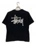 stussy (ステューシー) バックプリントTシャツ ブラック サイズ:Ｍ：7000円