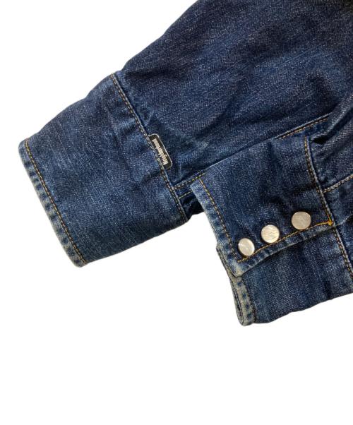 NEIGHBORHOOD（ネイバーフッド）NEIGHBORHOOD (ネイバーフッド) バック刺繍ロゴダンガリーデニムウエスタンシャツ インディゴ サイズ:Ｍの古着・服飾アイテム