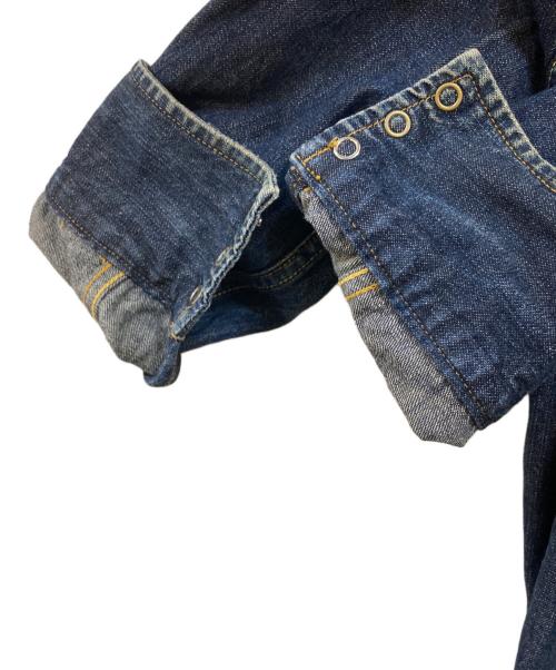 NEIGHBORHOOD（ネイバーフッド）NEIGHBORHOOD (ネイバーフッド) バック刺繍ロゴダンガリーデニムウエスタンシャツ インディゴ サイズ:Ｍの古着・服飾アイテム
