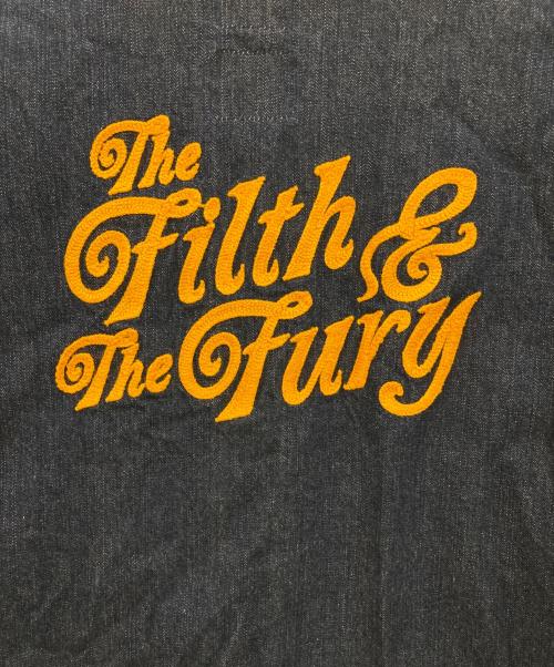 NEIGHBORHOOD（ネイバーフッド）NEIGHBORHOOD (ネイバーフッド) バック刺繍ロゴダンガリーデニムウエスタンシャツ インディゴ サイズ:Ｍの古着・服飾アイテム