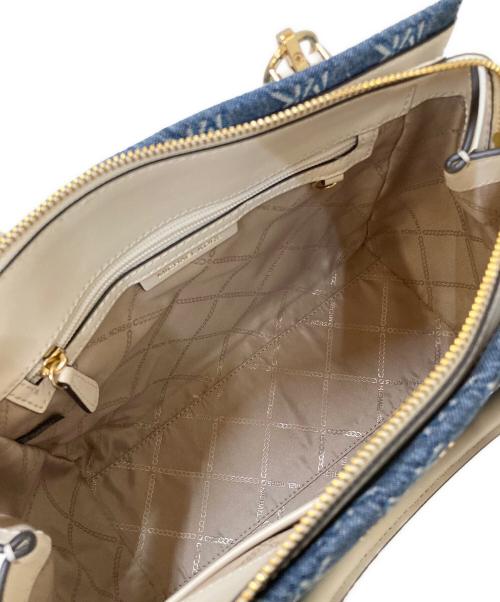 MICHAEL KORS（マイケル・コース）MICHAEL KORS (マイケル・コース) MARILYN 2WAYシ デニムョルダーバッグ ブルー 未使用品の古着・服飾アイテム