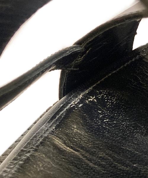 sergio rossi（セルジオロッシ）sergio rossi (セルジオロッシ) バックスリングチャンキーヒールサンダル ブラック サイズ:38の古着・服飾アイテム