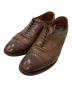 Allen Edmonds（アレン エドモンズ）の古着「セミブローグストレートチップドレスシューズ」｜ブラウン