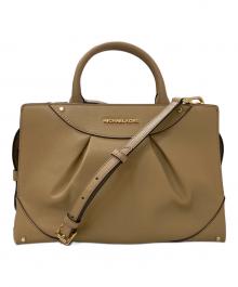MICHAEL KORS（マイケル・コース）の古着「2WAY ショルダーバッグ」｜ベージュ