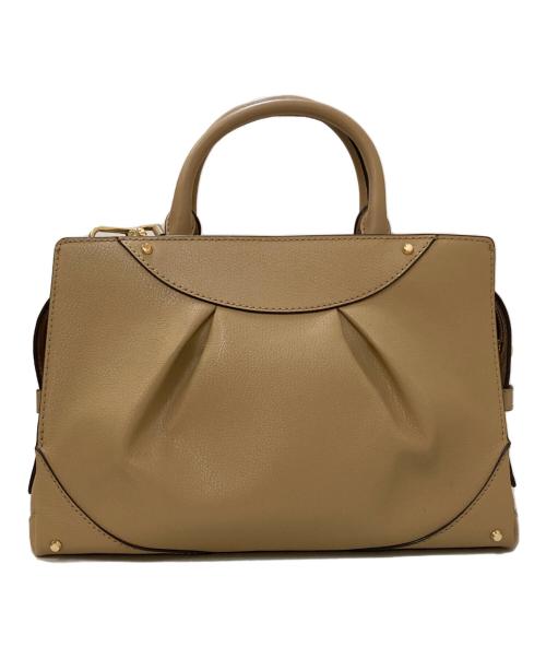 MICHAEL KORS（マイケル・コース）MICHAEL KORS (マイケル・コース) 2WAY ショルダーバッグ ベージュの古着・服飾アイテム