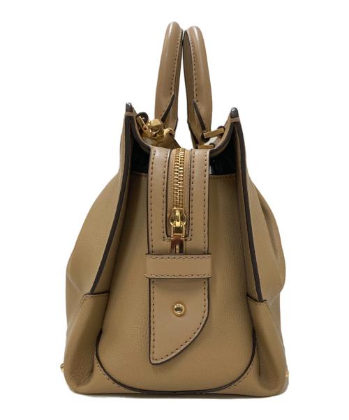 MICHAEL KORS（マイケル・コース）MICHAEL KORS (マイケル・コース) 2WAY ショルダーバッグ ベージュの古着・服飾アイテム
