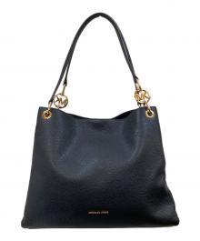 MICHAEL KORS（マイケル・コース）の古着「クリスティナ シボレザー ショルダー」｜ブラック