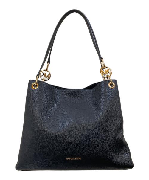 MICHAEL KORS（マイケル・コース）MICHAEL KORS (マイケル・コース) クリスティナ シボレザー ショルダー ブラックの古着・服飾アイテム