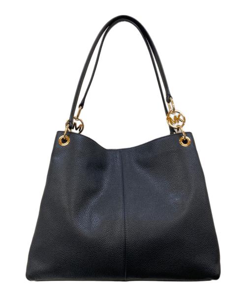 MICHAEL KORS（マイケル・コース）MICHAEL KORS (マイケル・コース) クリスティナ シボレザー ショルダー ブラックの古着・服飾アイテム