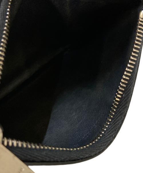 CELINE（セリーヌ）CELINE (セリーヌ) フラグメントケース ジップ付きコンパクト カードホルダー ネイビーの古着・服飾アイテム
