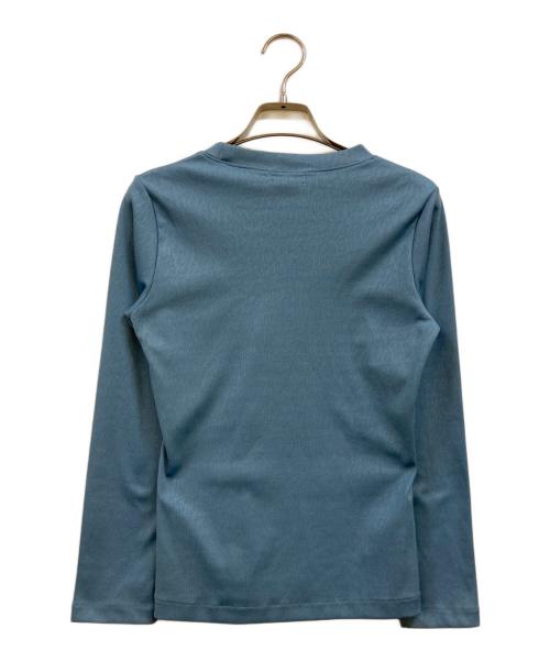 Hysteric Glamour（ヒステリックグラマー）Hysteric Glamour (ヒステリックグラマー) プリントL/STシャツ ブルー サイズ:Freeの古着・服飾アイテム