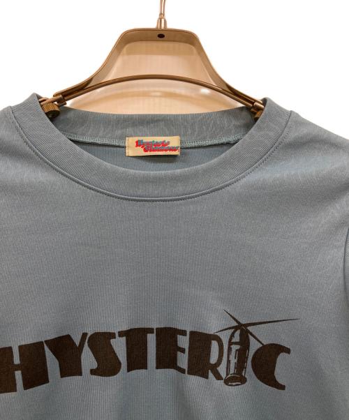 Hysteric Glamour（ヒステリックグラマー）Hysteric Glamour (ヒステリックグラマー) プリントL/STシャツ ブルー サイズ:Freeの古着・服飾アイテム