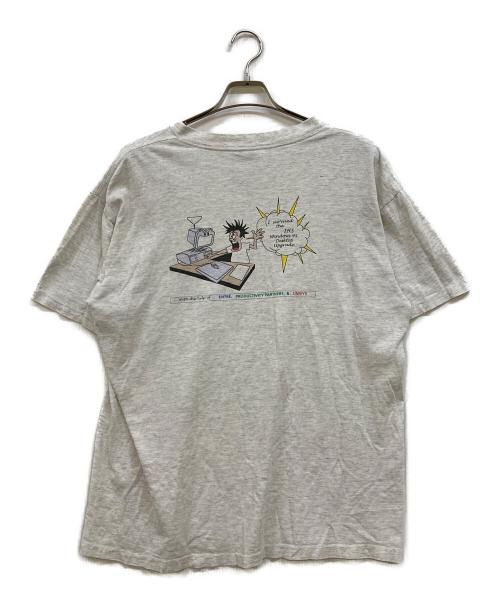 ONEITA（オニータ）ONEITA (オニータ) 90sバックプリントTシャツ グレー サイズ:Lの古着・服飾アイテム