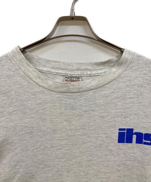 ONEITA（オニータ）ONEITA (オニータ) 90sバックプリントTシャツ グレー サイズ:Lの古着・服飾アイテム