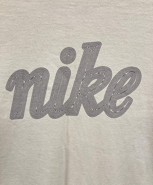 NIKE（ナイキ）NIKE (ナイキ) ラグランTシャツ ベージュ×レッド サイズ:Ｍの古着・服飾アイテム