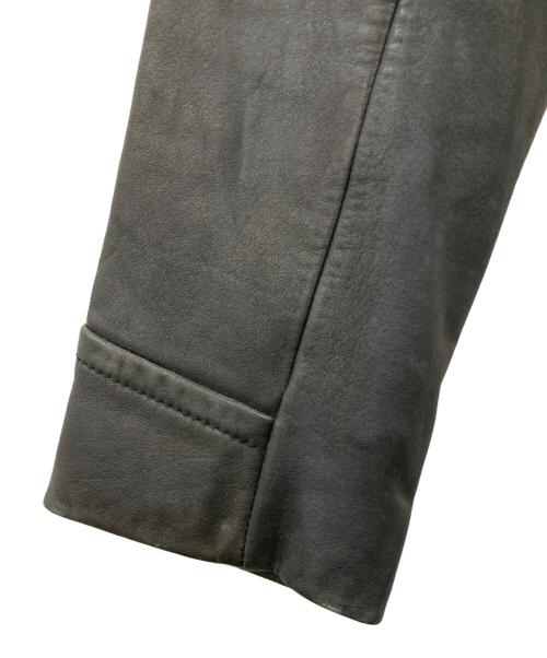 Schott（ショット）Schott (ショット) レザーポリスジャケット ブラック サイズ:Ｌの古着・服飾アイテム
