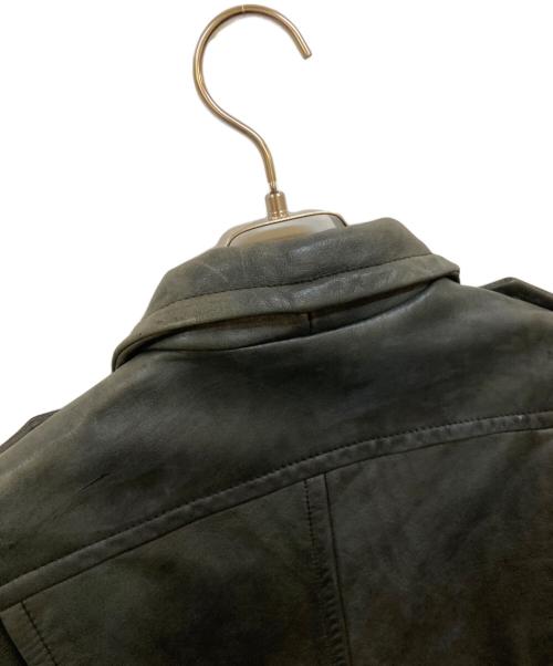 Schott（ショット）Schott (ショット) レザーポリスジャケット ブラック サイズ:Ｌの古着・服飾アイテム