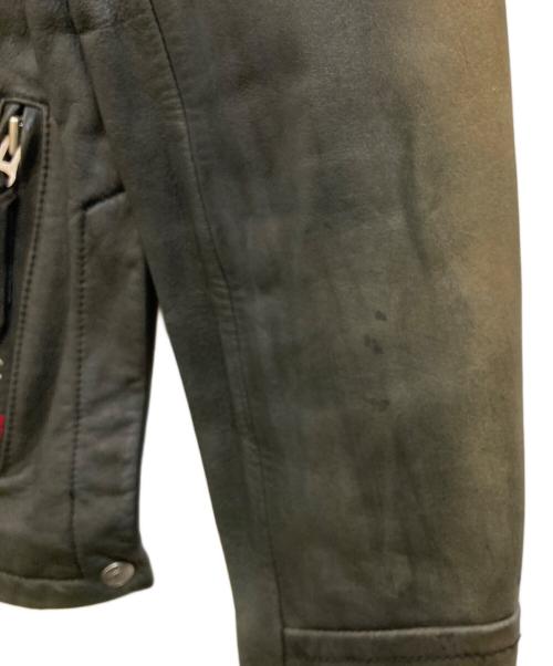 Schott（ショット）Schott (ショット) レザーポリスジャケット ブラック サイズ:Ｌの古着・服飾アイテム