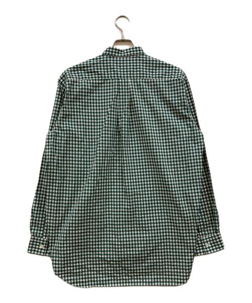 COMME des GARCONS SHIRT（コムデギャルソンシャツ）COMME des GARCONS SHIRT (コムデギャルソンシャツ) FOREVER WIDE CLASSIC /ギンガムチェックシャツ グリーン×ホワイト サイズ:Ｌの古着・服飾アイテム