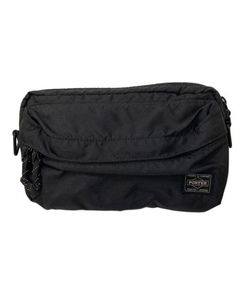 PORTER（ポーター）PORTER (ポーター) FORCE 2WAY WAIST BAG ブラックの古着・服飾アイテム