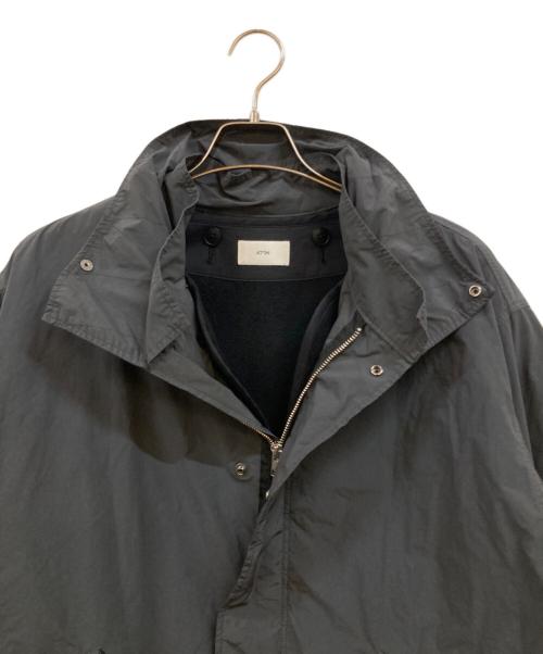 ATON（エイトン）ATON (エイトン) AIR WEATHER エアウェザー モッズコート グレー サイズ:4の古着・服飾アイテム