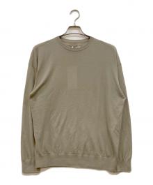 Graphpaper（グラフペーパー）の古着「High Gauge L/S Oversized Crew Neck」｜ベージュ