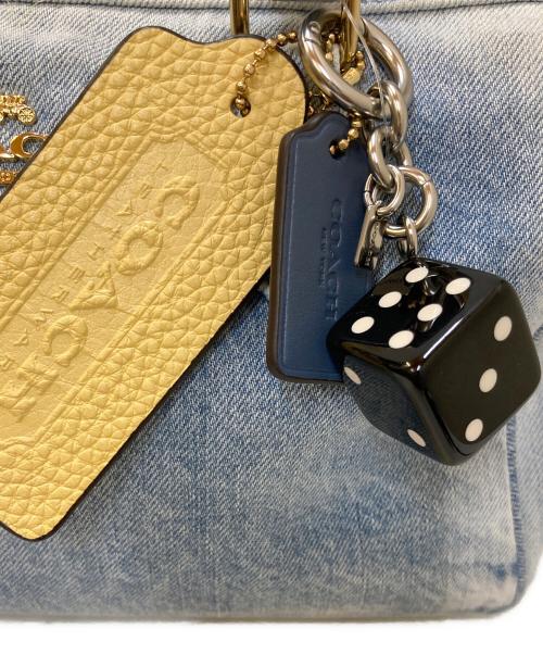 COACH（コーチ）COACH (コーチ) デニム サッチェルバッグ インディゴの古着・服飾アイテム