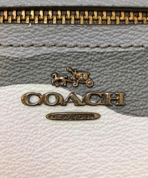 COACH（コーチ）COACH (コーチ) カモフラチェーンショルダーバッグ ネイビーの古着・服飾アイテム