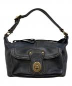 COACHコーチ）の古着「Legacy Turnlock Shoulder Bag」｜ブラック