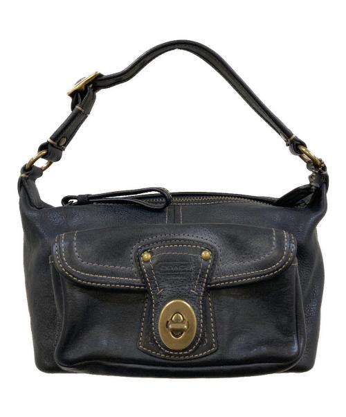 COACH（コーチ）COACH (コーチ) Legacy Turnlock Shoulder Bag ブラックの古着・服飾アイテム