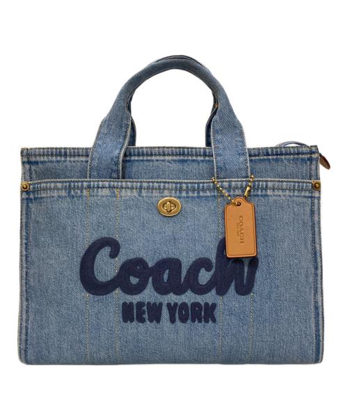 COACH（コーチ）COACH (コーチ) カーゴトート インディゴの古着・服飾アイテム