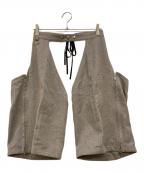 masuエムエーエスユー）の古着「TAILORED SHORT CHAPS」｜グレー