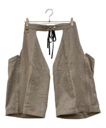 masu（エムエーエスユー）の古着「TAILORED SHORT CHAPS」｜グレー