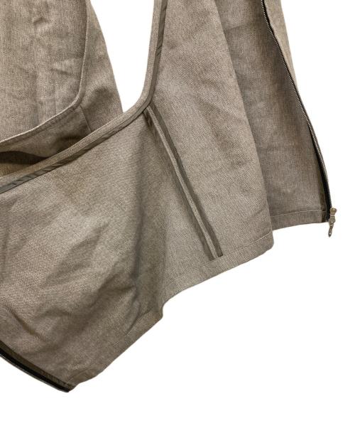 masu（エムエーエスユー）MASU (エムエーエスユー) TAILORED SHORT CHAPS グレー サイズ:F 未使用品の古着・服飾アイテム