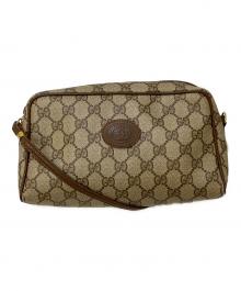 GUCCI（グッチ）の古着「PVC GG PLUS ショルダーバッグ」｜ベージュ