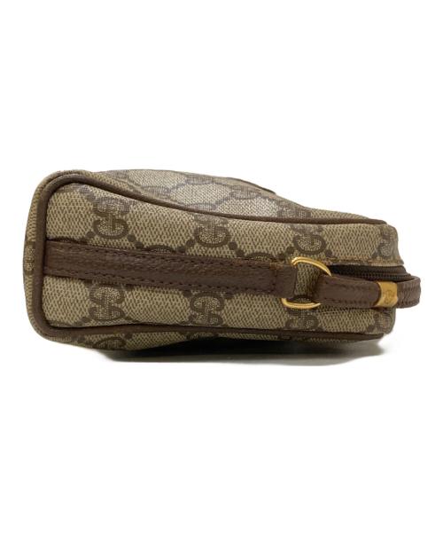 GUCCI（グッチ）GUCCI (グッチ) PVC GG PLUS ショルダーバッグ ベージュの古着・服飾アイテム