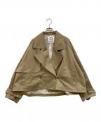MARW UNITED ARROWSマルゥ ユナイテッドアローズ）の古着「ショートトレンチコート」｜ベージュ