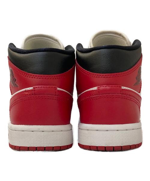 NIKE（ナイキ）NIKE (ナイキ) AIR JORDAN 1 MID ホワイト×レッド サイズ:22㎝の古着・服飾アイテム