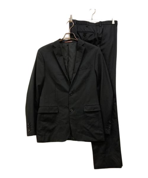 BURBERRY BLACK LABEL（バーバリーブラックレーベル）BURBERRY BLACK LABEL (バーバリーブラックレーベル) 裏地シャドーホース セットアップスーツ ブラック サイズ:Ｌの古着・服飾アイテム