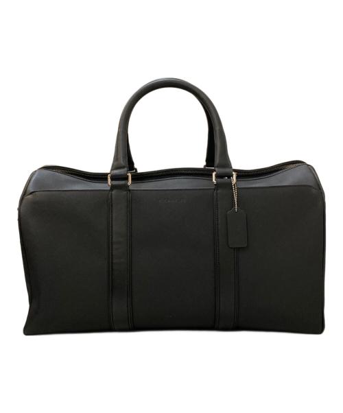 COACH（コーチ）COACH (コーチ) 2WAY カウレザー ボストンバッグ ブラックの古着・服飾アイテム