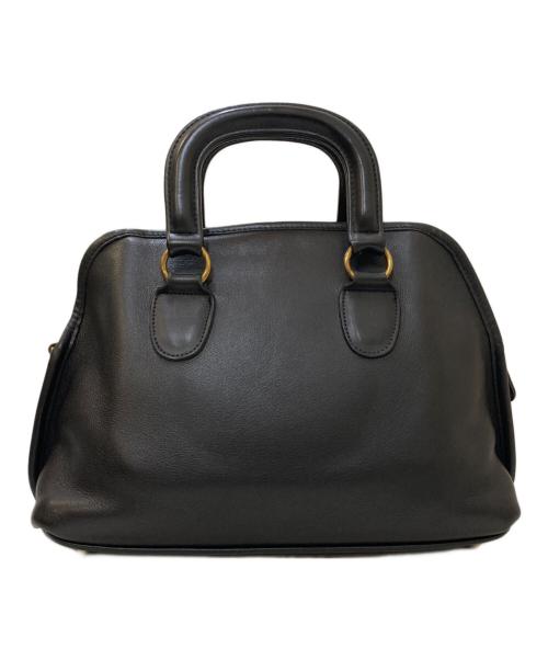 COACH（コーチ）COACH (コーチ) レザーハンドバッグ ブラックの古着・服飾アイテム