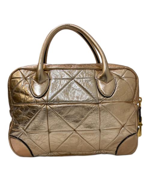 MARC JACOBS（マークジェイコブス）MARC JACOBS (マークジェイコブス) Leather Padlock Shopper Tote ブラウンの古着・服飾アイテム