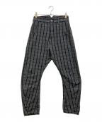 Vivienne Westwood manヴィヴィアン ウェストウッド マン）の古着「ストライプサーカスパンツ」｜グレー