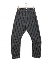 Vivienne Westwood man（ヴィヴィアン ウェストウッド マン）の古着「ストライプサーカスパンツ」｜グレー